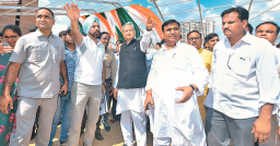 Gehlot inspects site ahead of Kharge, RaGa’s rally in Jpr